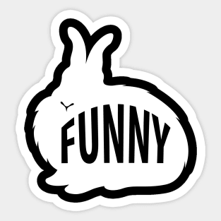 Funny Bunny Sticker